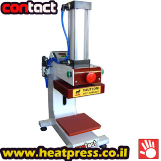 מכבש חום לתוויות פנאומטי